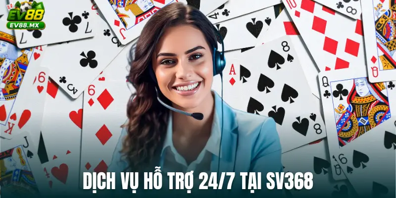 Dịch vụ hỗ trợ 24/7 tại SV368