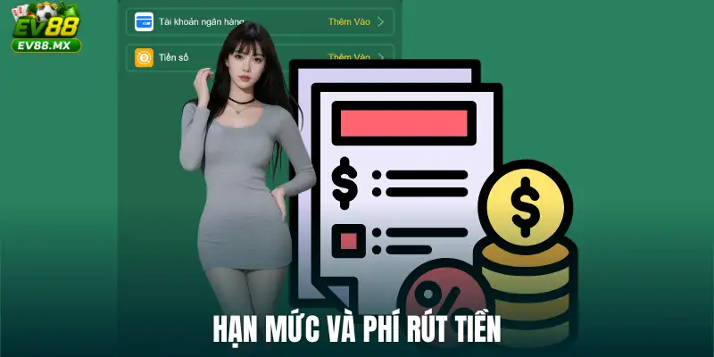 Hạn mức và phí rút tiền