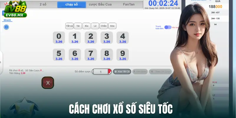 Cách chơi Xổ Số Siêu Tốc